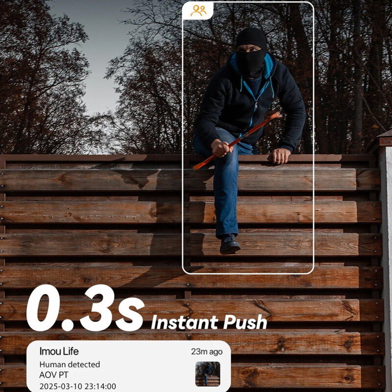 Camera supraveghere 5MP, panou solar 5W Imou, IPC-B7ED-5M0TEA