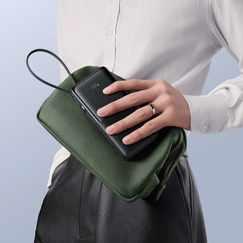 Baterie externa 10000mAh Bipow 2 Baseus, 20W, negru, P10077101113-00