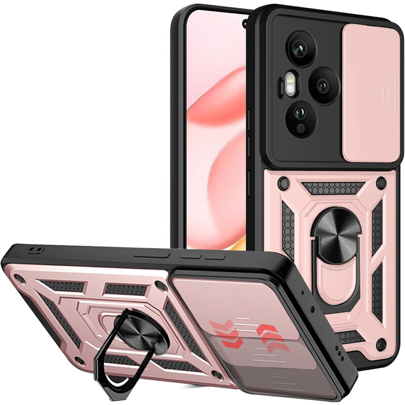 Husa Honor 400 Pro protectie camera Techsuit CamShield Series, roz