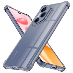 Husa Honor 400 Pro Techsuit Shockproof Clear Silicone, fumuriu