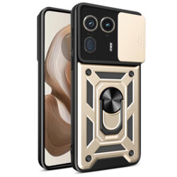 Husa Motorola Edge 50 Ultra protectie camera Techsuit CamShield Series, auriu