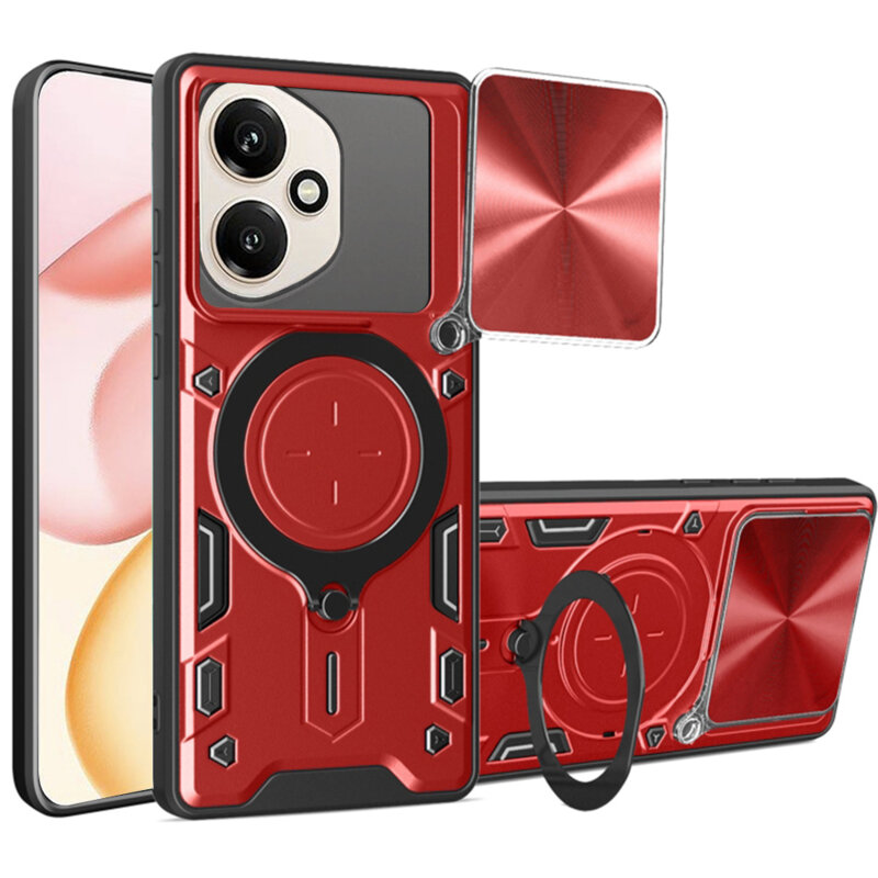 Husa Honor 400 Techsuit CamGuard Pro, rosu