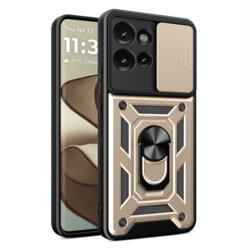Husa Motorola Edge 50 Fusion protectie camera Techsuit CamShield Series, auriu