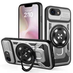 Husa iPhone 16e Techsuit RuggedCam, gri
