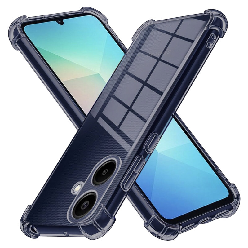 Husa Samsung Galaxy A06 Techsuit Shockproof Clear Silicone, fumuriu
