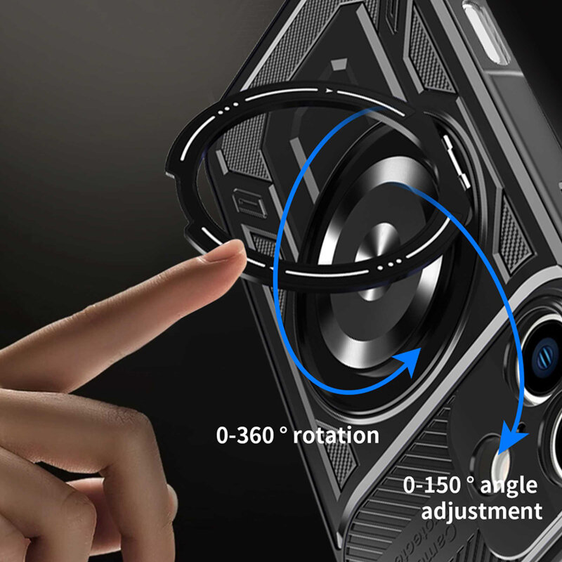 Husa iPhone 16 Techsuit RuggedCam, mov
