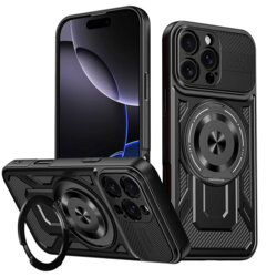 Husa iPhone 16 Pro Max Techsuit RuggedCam, negru