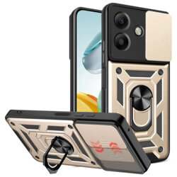 Husa Oppo A40 4G protectie camera Techsuit CamShield Series, auriu