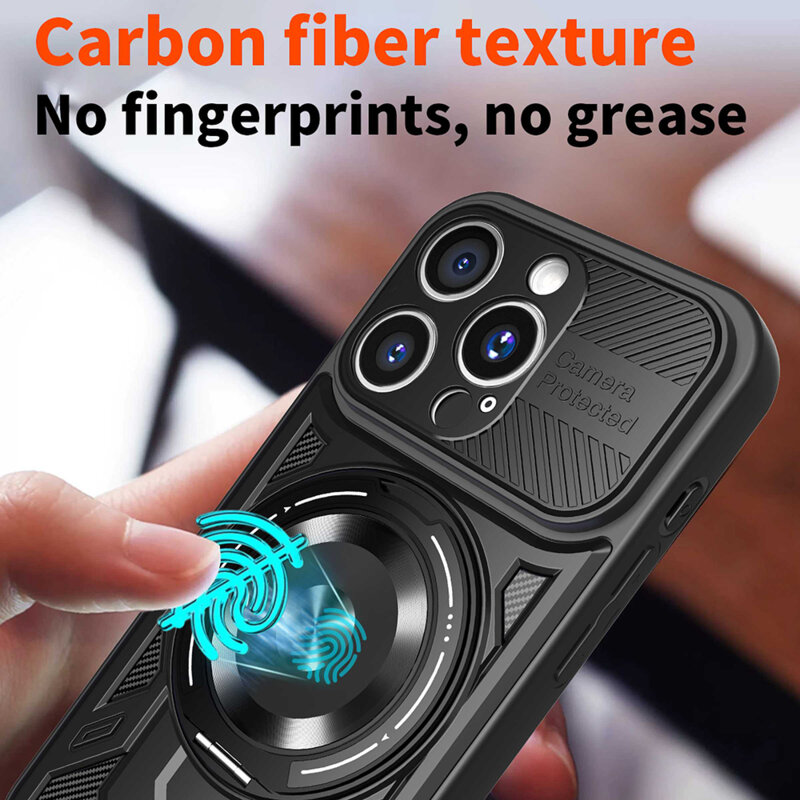 Husa iPhone 16 Pro Max Techsuit RuggedCam, albastru