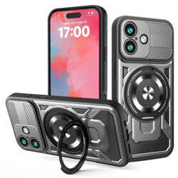 Husa iPhone 17 Techsuit RuggedCam, gri