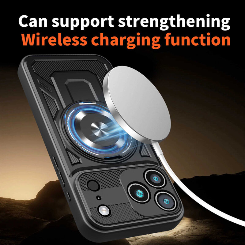 Husa iPhone 17 Pro Techsuit RuggedCam, mov