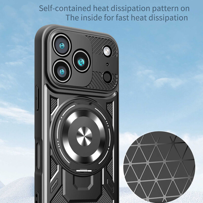 Husa iPhone 17 Pro Techsuit RuggedCam, mov