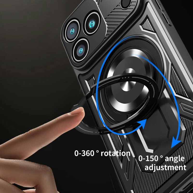 Husa iPhone 17 Pro Techsuit RuggedCam, mov