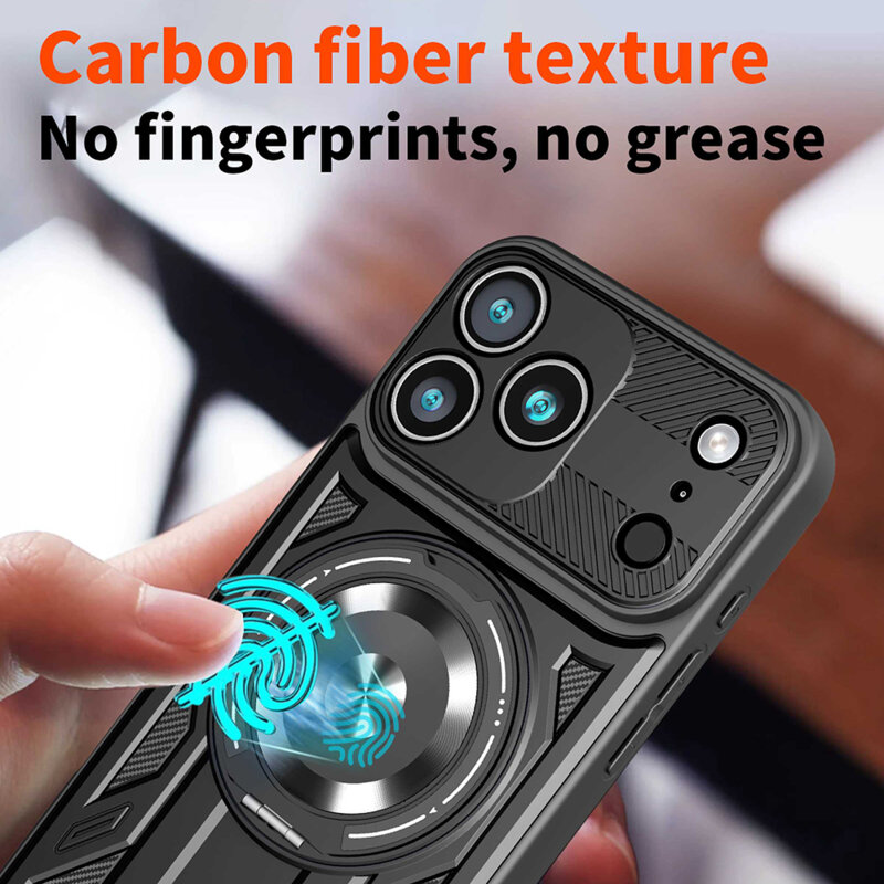 Husa iPhone 17 Pro Max Techsuit RuggedCam, albastru