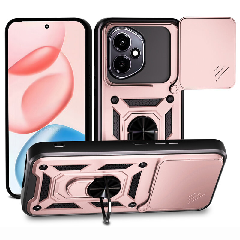 Husa Honor 400 protectie camera Techsuit CamShield Series, roz