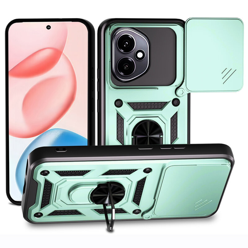 Husa Honor 400 protectie camera Techsuit CamShield Series, verde
