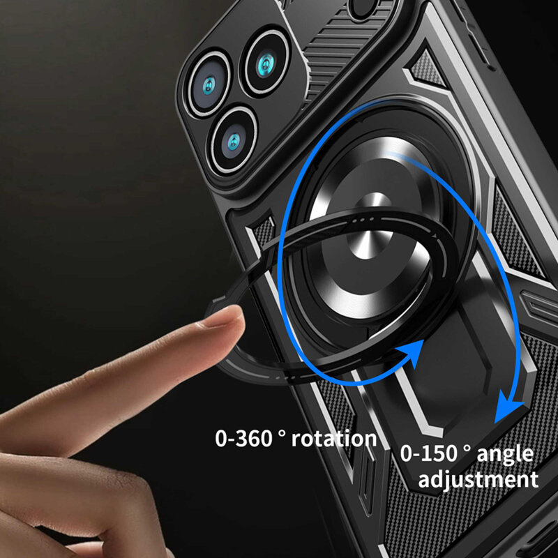 Husa iPhone 17 Pro Max Techsuit RuggedCam, mov