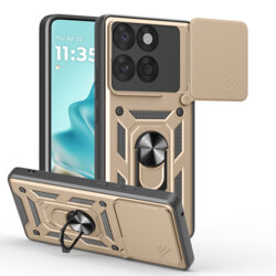 Husa Motorola Edge 60 Fusion protectie camera Techsuit CamShield Series, auriu