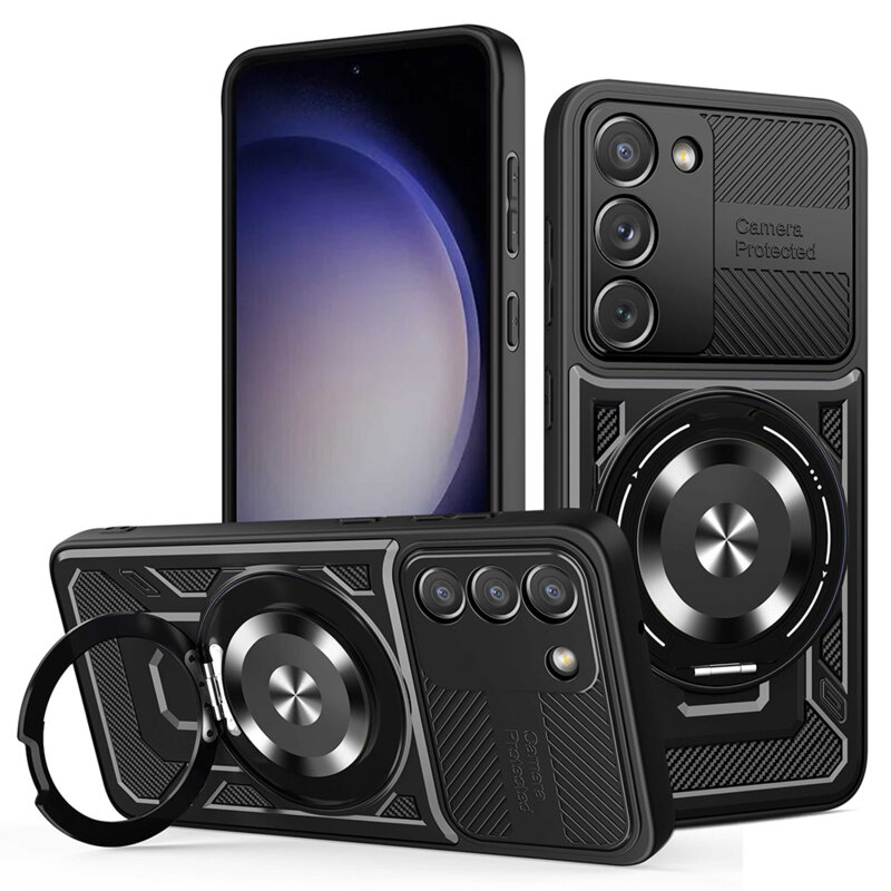 Husa Samsung Galaxy S23 Techsuit RuggedCam, negru