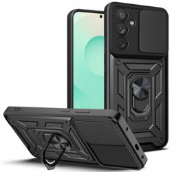 Husa Samsung Galaxy S25 FE protectie camera Techsuit CamShield Series, negru