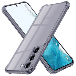 Husa Samsung Galaxy S22 5G Techsuit Shockproof Clear Silicone, fumuriu