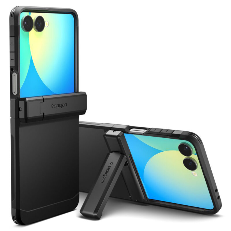 Husa Samsung Galaxy Z Flip7 Spigen Tough Armor Pro MagSafe, negru