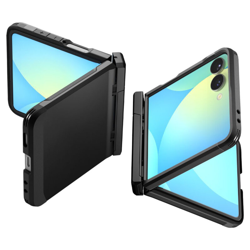 Husa Samsung Galaxy Z Flip7 Spigen Tough Armor Pro MagSafe, negru