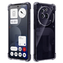 Husa Nothing Phone (3a) Pro Techsuit Shockproof Clear Silicone, fumuriu