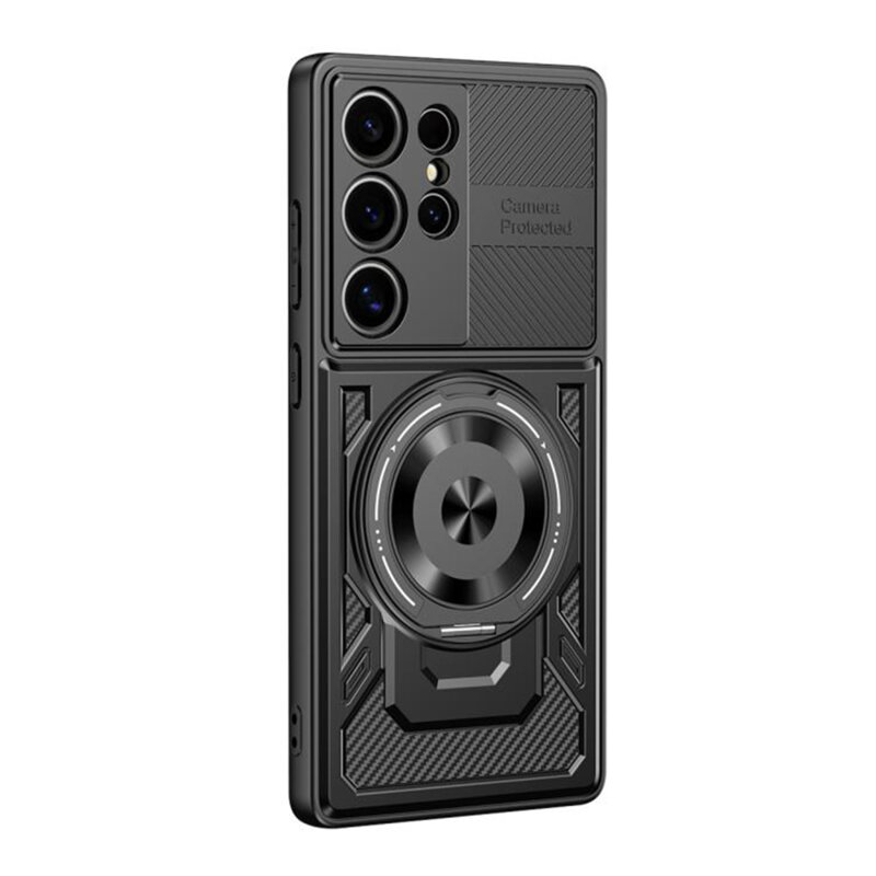 Husa Samsung Galaxy S23 Ultra Techsuit RuggedCam, negru