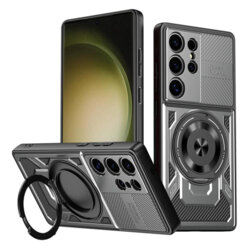 Husa Samsung Galaxy S23 Ultra Techsuit RuggedCam, gri