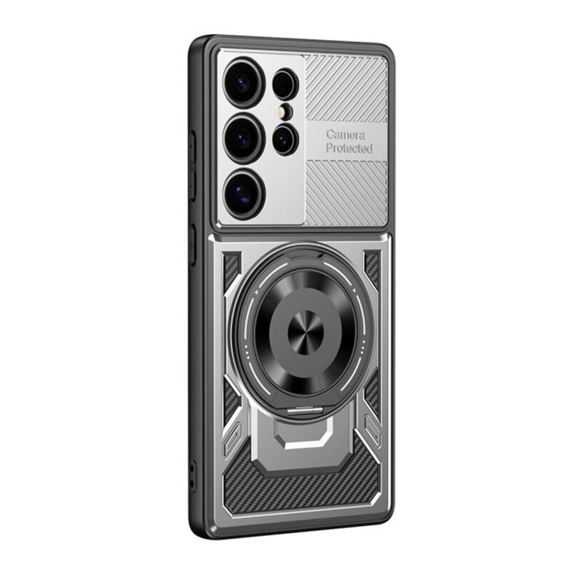 Husa Samsung Galaxy S23 Ultra Techsuit RuggedCam, gri