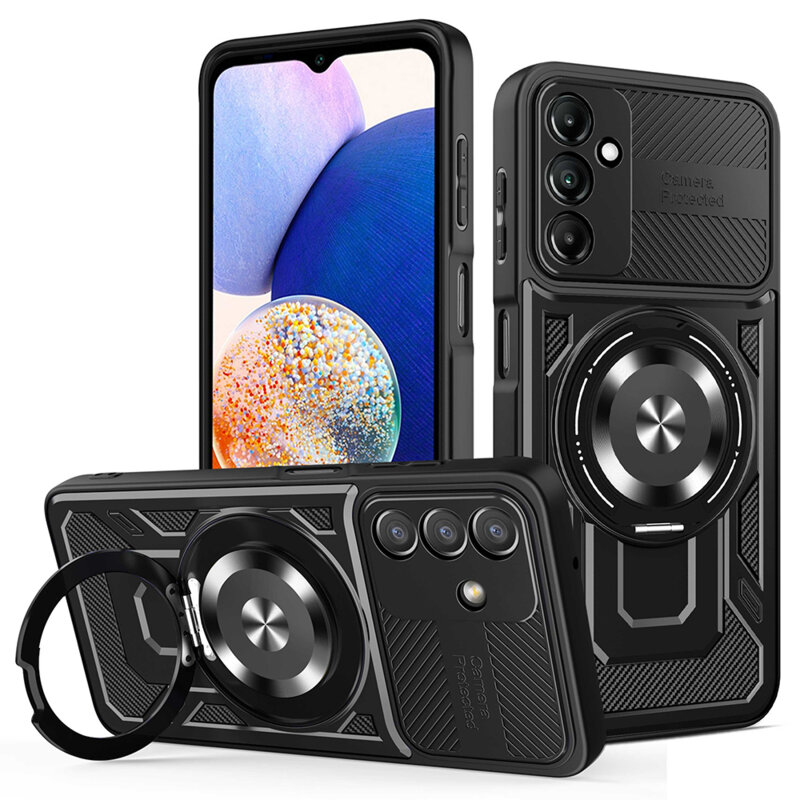 Husa Samsung Galaxy A14 4G Techsuit RuggedCam, negru