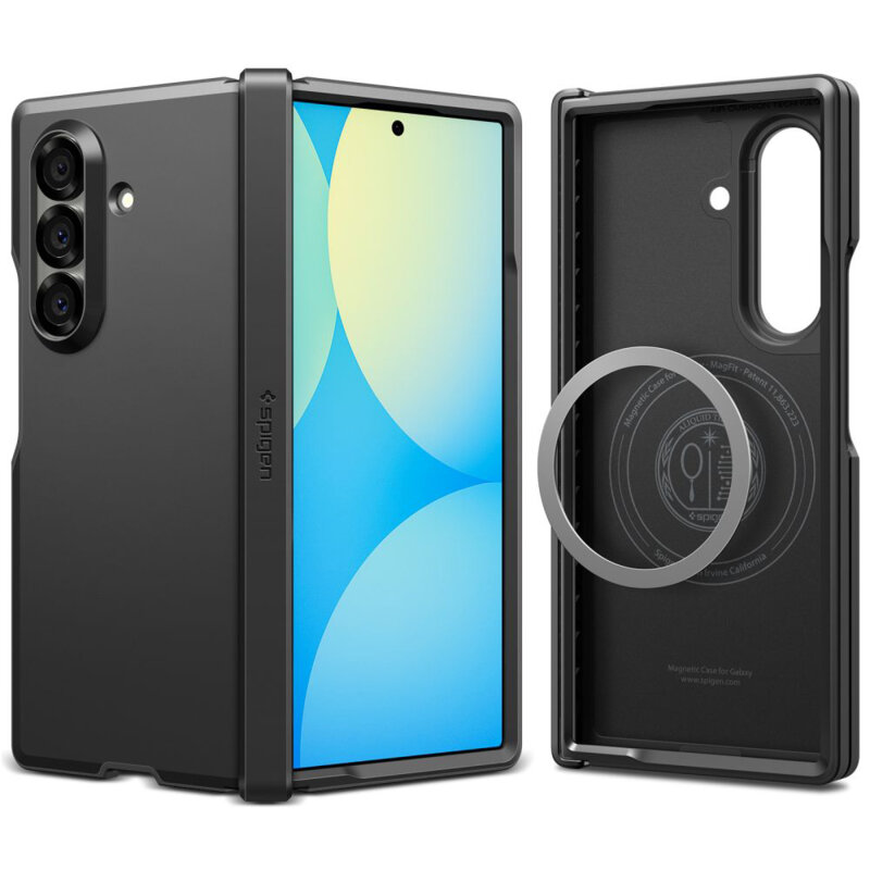 Husa Samsung Galaxy Z Fold7 Spigen Tough Armor Pro MagSafe, negru