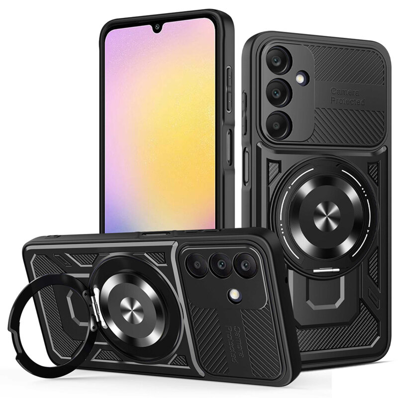 Husa Samsung Galaxy A25 5G Techsuit RuggedCam, negru