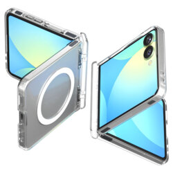 Husa Samsung Galaxy Z Flip7 Spigen Ultra Hybrid Pro MagSafe, transparenta
