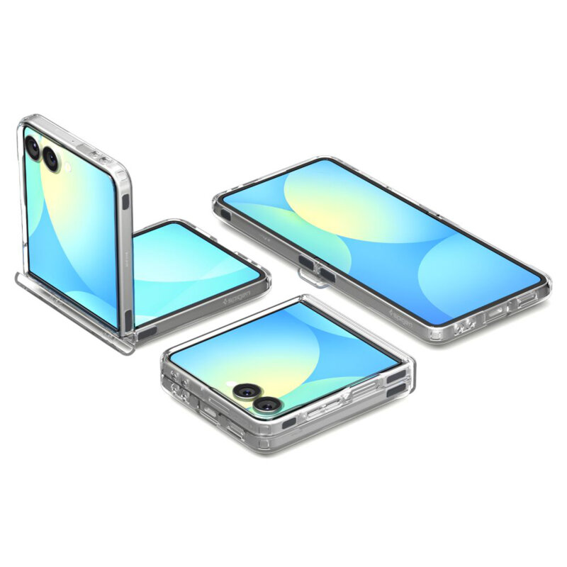 Husa Samsung Galaxy Z Flip7 Spigen Ultra Hybrid Pro MagSafe, transparenta