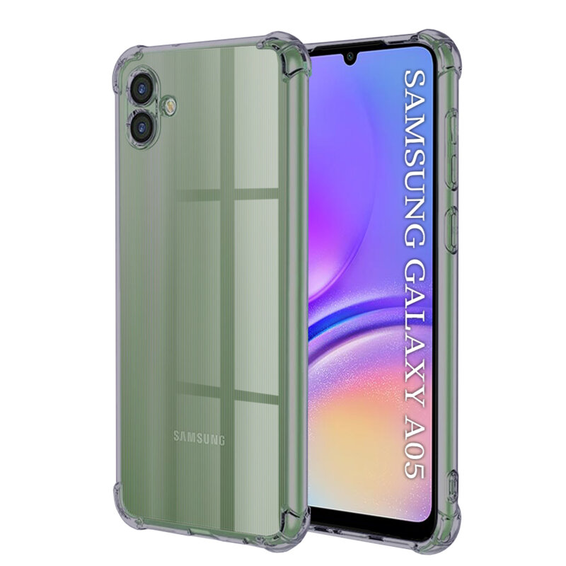 Husa Samsung Galaxy A05 Techsuit Shockproof Clear Silicone, fumuriu