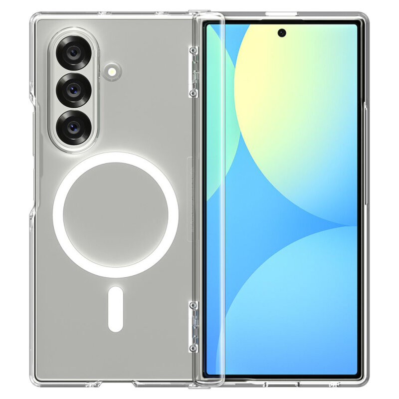Husa Samsung Galaxy Z Fold7 Spigen Ultra Hybrid Pro MagSafe, transparenta