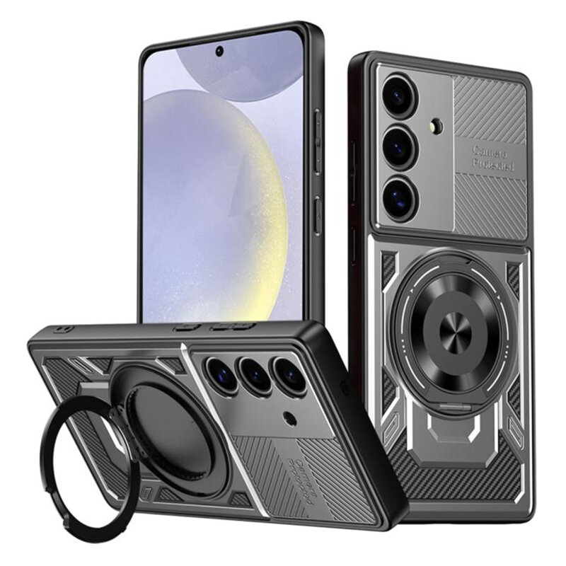 Husa Samsung Galaxy S24 Techsuit RuggedCam, gri