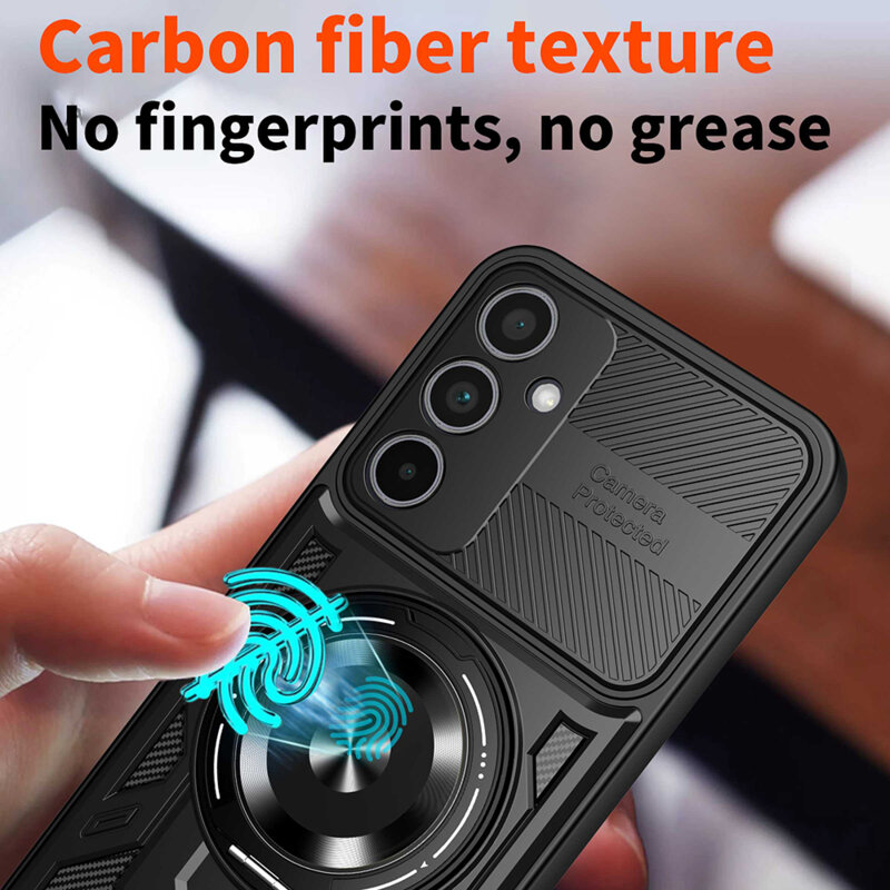 Husa Samsung Galaxy A35 5G Techsuit RuggedCam, negru