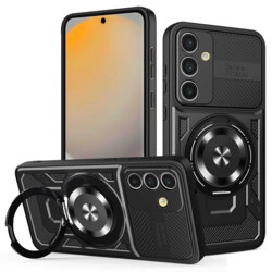 Husa Samsung Galaxy S24 FE Techsuit RuggedCam, negru