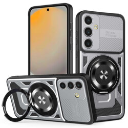 Husa Samsung Galaxy S24 FE Techsuit RuggedCam, gri