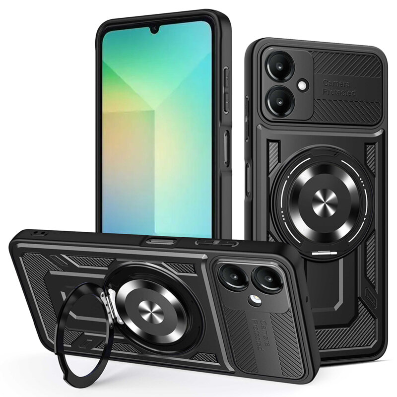 Husa Samsung Galaxy A06 Techsuit RuggedCam, negru
