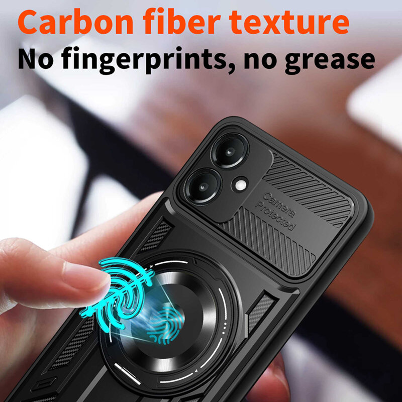 Husa Samsung Galaxy A06 Techsuit RuggedCam, negru