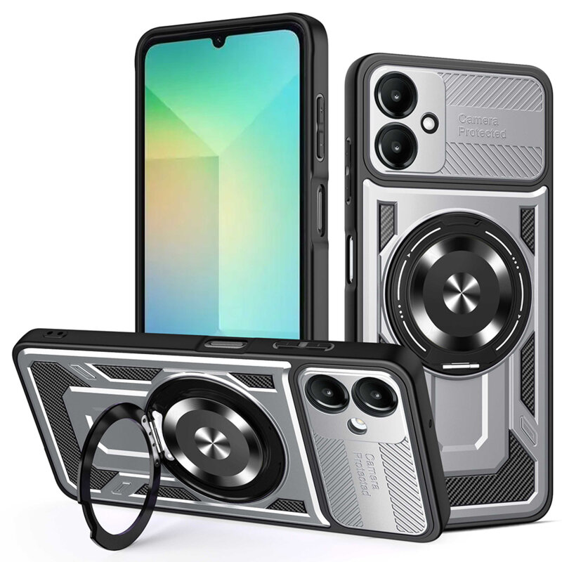 Husa Samsung Galaxy A06 Techsuit RuggedCam, gri