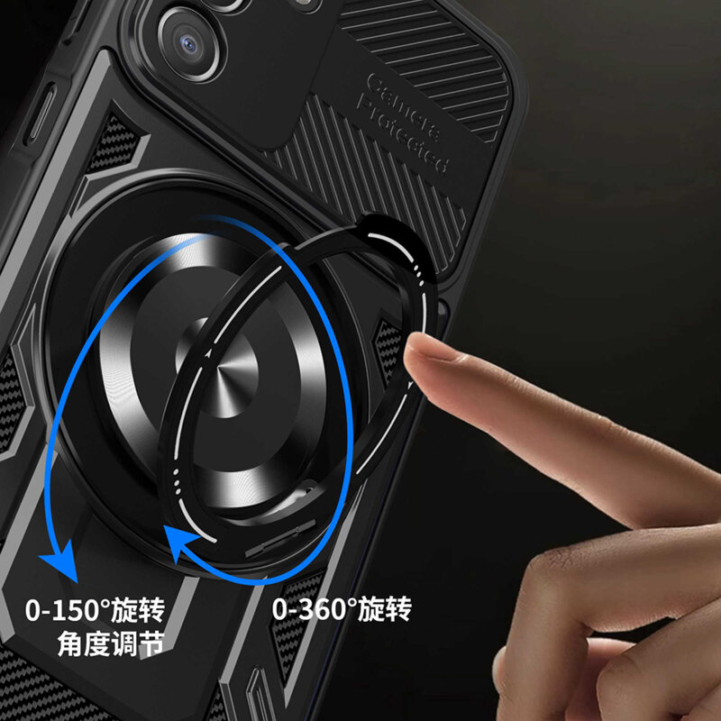 Husa Samsung Galaxy A16 4G Techsuit RuggedCam, gri