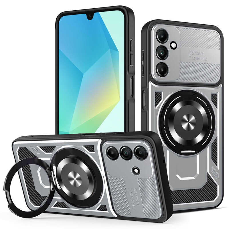 Husa Samsung Galaxy A16 5G Techsuit RuggedCam, gri