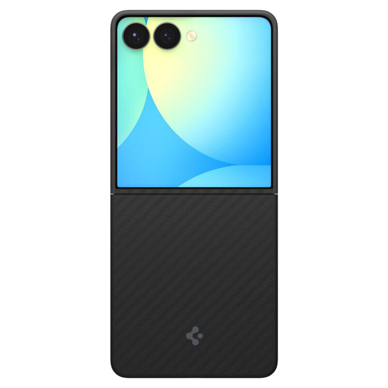 Husa Samsung Galaxy Z Flip7 Spigen Air Skin, negru aramid