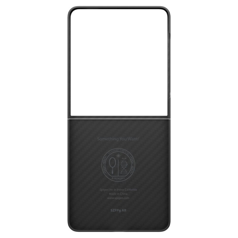 Husa Samsung Galaxy Z Flip7 Spigen Air Skin, negru aramid
