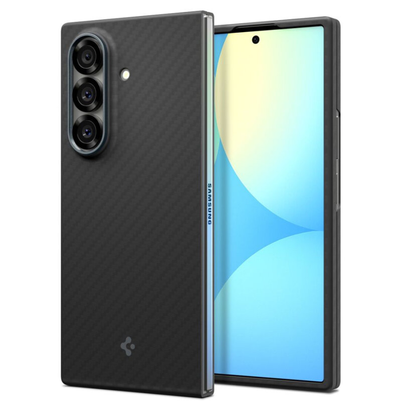 Husa Samsung Galaxy Z Fold7 Spigen Air Skin , negru aramid